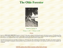 Tablet Screenshot of oldeforester.com